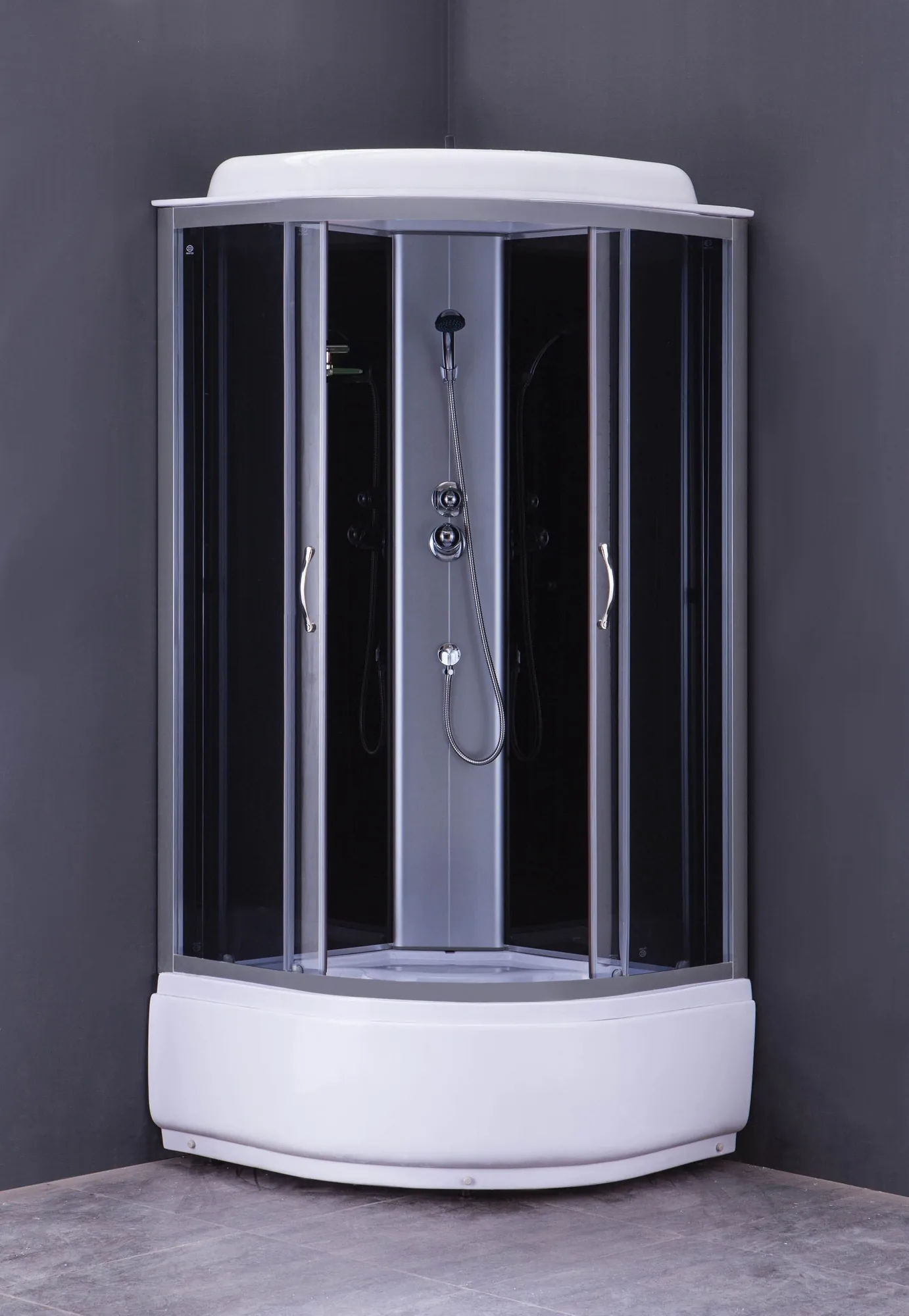 Душевая кабина Loranto Sunway 90х90 Хром / Тонированное CS-6690 G, 90*90*215 Душевая кабина Loranto Sunway 90х90 Хром / Тонированное CS-6690 G, 90*90*215 — изображение 2