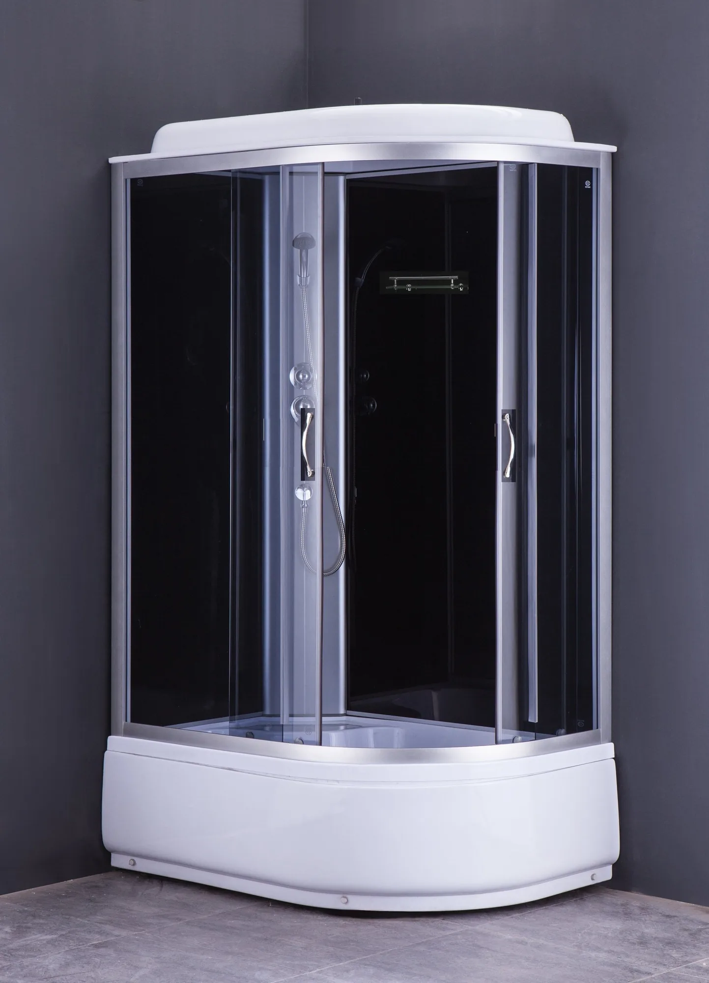 Душевая кабина Loranto Sunway 120х80 Белый / Тонированное CS-66120L G 120*80*215 Душевая кабина Loranto Sunway 120х80 Белый / Тонированное CS-66120L G 120*80*215 — изображение 2