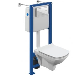 Инсталляция Cersanit Vector с унитазом Carina XL CO DPL EO Slim и кнопкой смыва Corner Белый 64119 Инсталляция Cersanit Vector с унитазом Carina XL CO DPL EO Slim и кнопкой смыва Corner Белый 64119