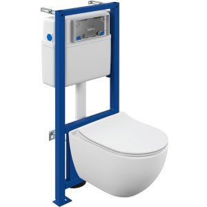 Инсталляция Cersanit Link Pro с унитазом Brasko Smart CO DPL EO slim LP Белый глянцевый 64916 Инсталляция Cersanit Link Pro с унитазом Brasko Smart CO DPL EO slim LP Белый глянцевый 64916