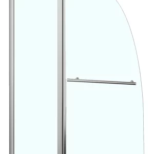 Шторка для ванны Azario Boston 100 Хром / Прозрачное AZ-142TB