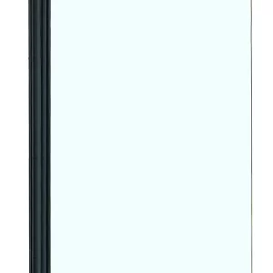 Шторка для ванны Azario Merrit 80 Черный / Прозрачное AZ-NF6211-1 800 BLACK