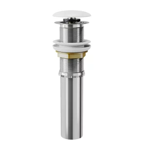 Донный клапан D&K Matrix для раковины Белый матовый DC9008 Донный клапан D&K Matrix для раковины Белый матовый DC9008