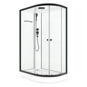 Душевая кабина Domani-Spa Delight Slim 120х80 левая Черный / Прозрачное, Поддон низкий, DS01DS128LLWCl00.Gt-Black Душевая кабина Domani-Spa Delight Slim 120х80 левая Черный / Прозрачное, Поддон низкий, DS01DS128LLWCl00.Gt-Black
