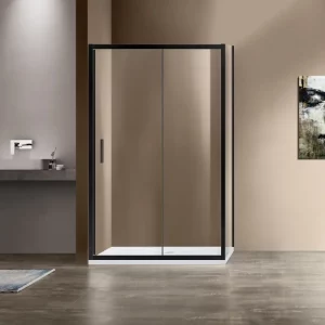 Душевой уголок Vincea Garda VSR-1G1 120х100 Черный / Прозрачное VSR-1G1012CLB