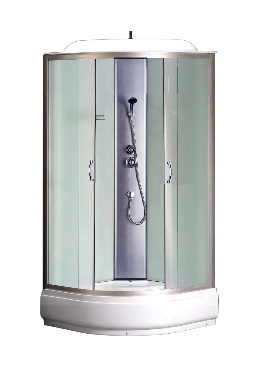 Душевая кабина округлая Loranto 90×90 хром CS-6690-25 F Душевая кабина округлая Loranto 90×90 хром CS-6690-25 F