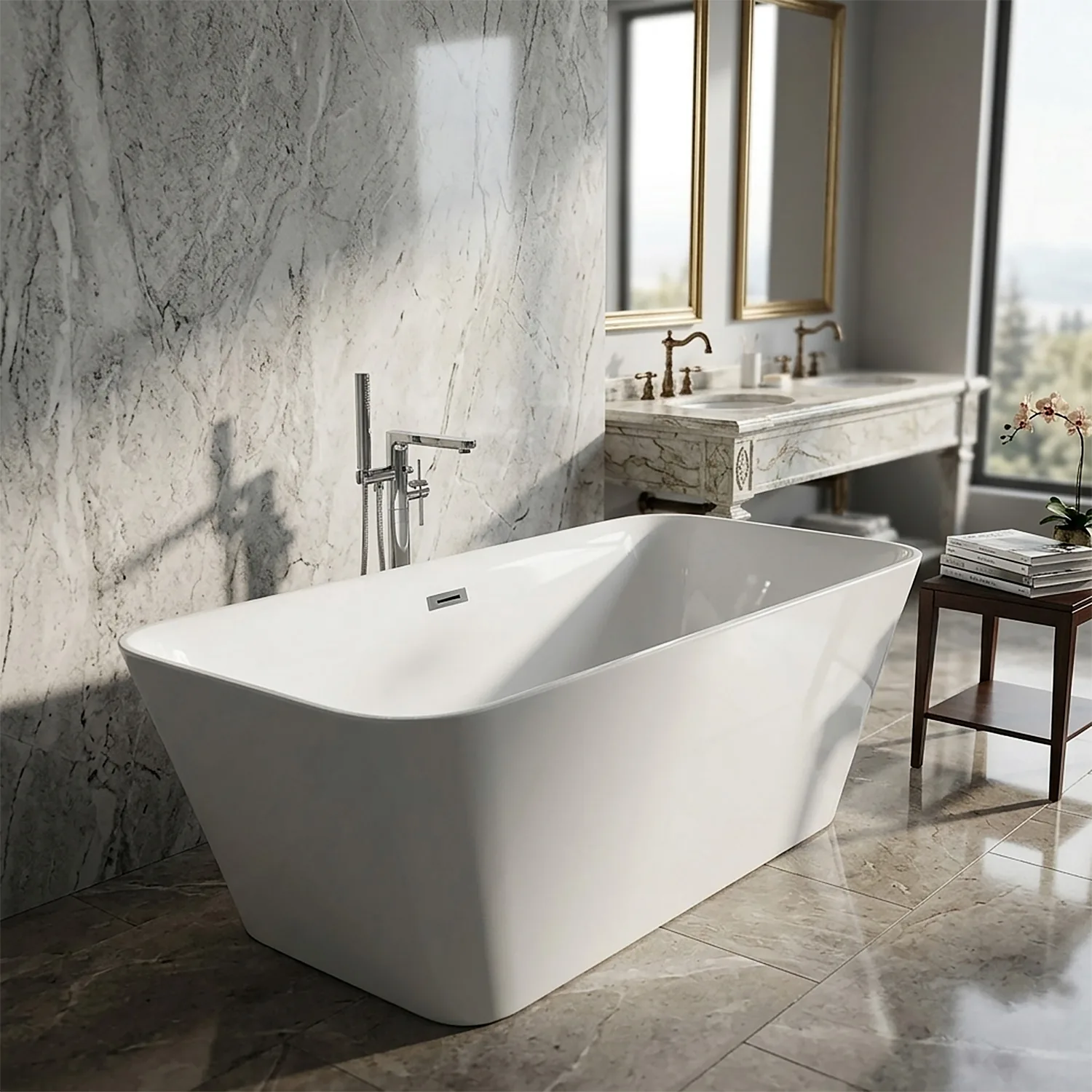 Акриловая ванна Azario Ровета 170×80 Белый AZ-6615 Акриловая ванна Azario Ровета 170×80 Белый AZ-6615 — изображение 6